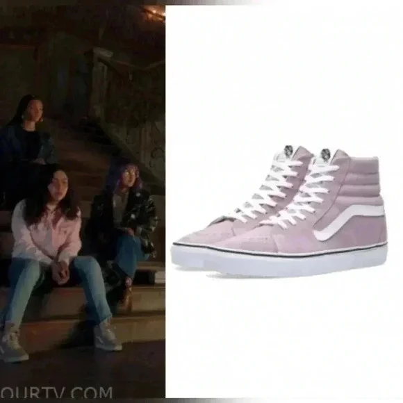 Vans Sk8-Hi Unisex  sneakers Lavender size Womens  9.5 - Picture 4 of 8